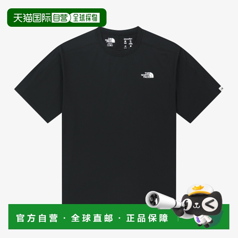 韩国直邮北面THE NORTH FACE Logo宽松短袖T恤 男款 黑色