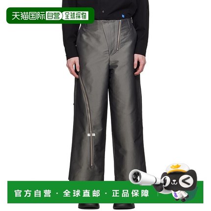 1h可退 香港直邮潮奢 ADER Error 男士 灰色 Fraven 长裤 BN01SSB