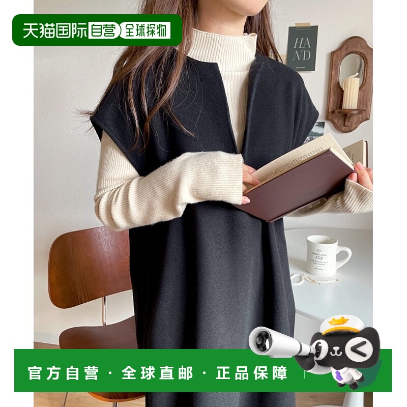 1h可退 日本直邮Classical Elf 女士侧开叉压缩针织长款连衣裙 轻