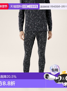 欧洲直邮Arc'teryx 始祖鸟 RHO LT印花保暖裤 男装抓绒户外