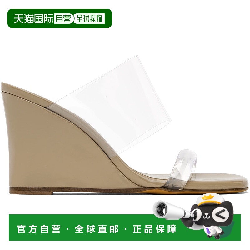 香港直邮潮奢 Maryam Nassir Zadeh 女士 透明 Olympia Wedge 凉