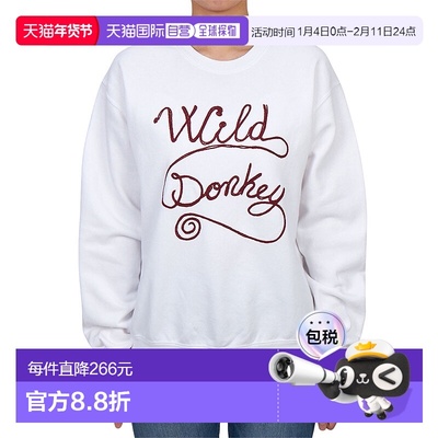 1h可退 韩国直邮wild donkey 女士 运动衫长袖卫衣