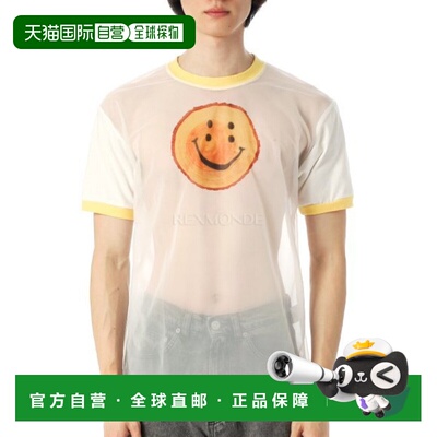 韩国直邮KAPITAL 透明平纹针织 Ringer T 恤（K2503SC117 白色）
