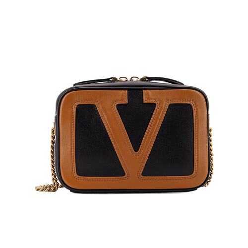 VALENTINO 女士单肩包 WB0S19PTJRFA AW2025 棕色 链条单肩包