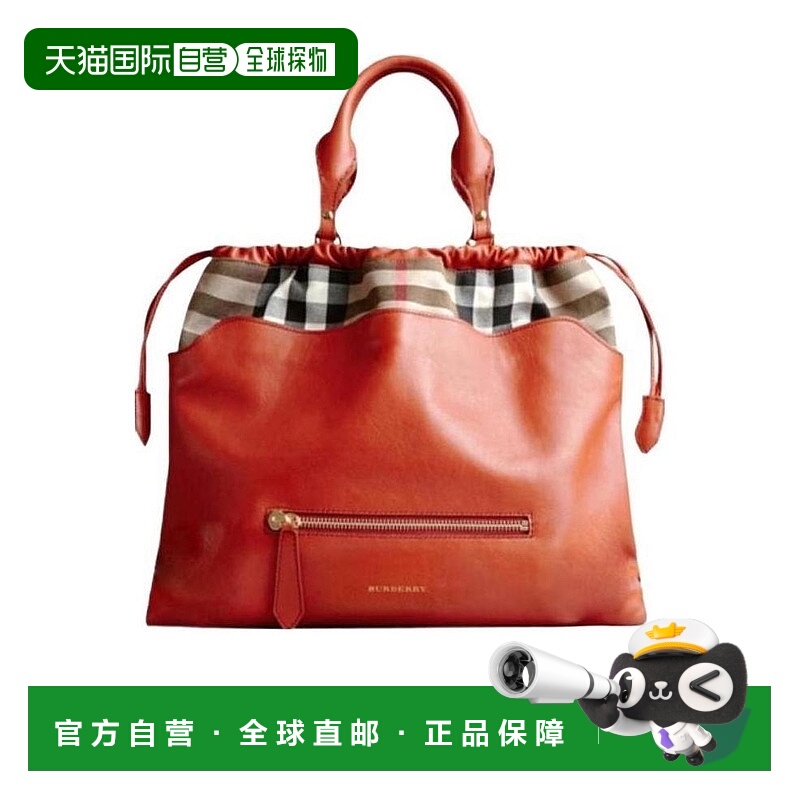 香港直邮BURBERRY 女士手提包 39500411 SS2021 花色 徽标手提包