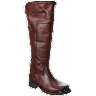 自营 Frye Veronica 皮靴 - 棕色 长筒靴女靴美国直发奥莱