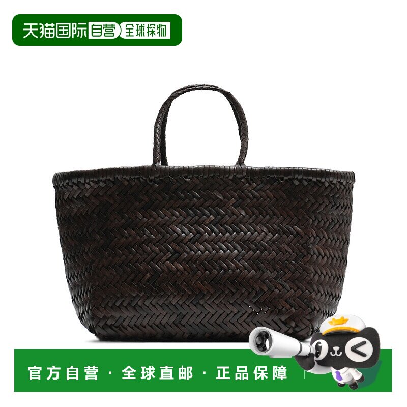 韩国直邮Dragon Diffusion手提包女款菜篮子编织包经典小牛皮8811图片