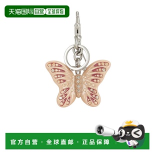 1h可退 香港直邮潮奢 Coach 蔻驰 女士 小号蝴蝶包包挂件 CCD44