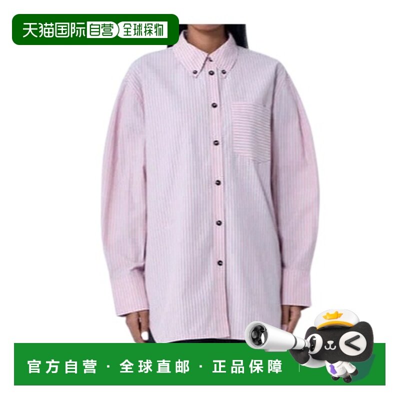 香港直邮GANNI 女士衬衫 A1040070868 SS2026 粉红色 长袖衬衫,女装/女士精品,衬衫,淘宝优惠券,粉丝福利购,淘宝优惠卷