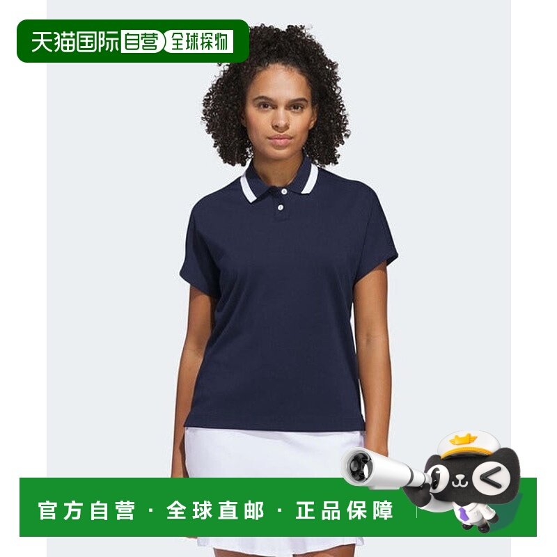 日本直邮adidas 半袖高尔夫Polo衫 Beyond The Course French Thr