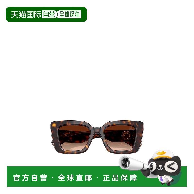 香港直邮BURBERRY 女士眼镜 BE4476300274 CO 棕色 几何框太阳镜