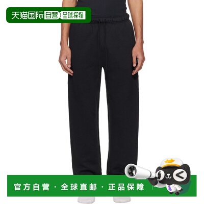 香港直邮潮奢 SKIMS 男士 黑色 Fleece Lounge Relaxed 运动裤 JO