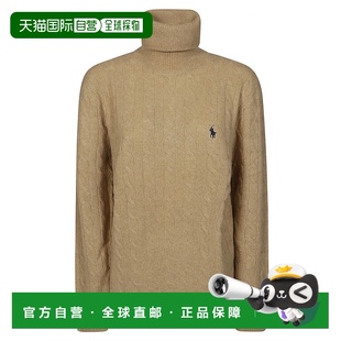 中性色 自营 lauren纹理针织高领毛衣 ralph 美国奥莱直发 polo