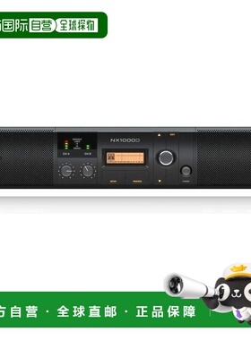 【日本直邮】Behringer 功率放大器 D 类 1000 瓦 DSP 控制 NX100