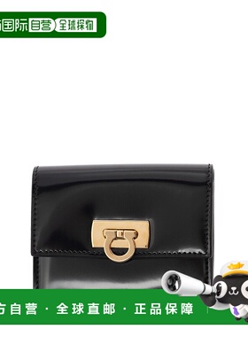 1h可退 香港直邮Salvatore Ferragamo 菲拉格慕 女士 'Wanda' 黑