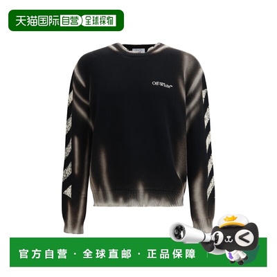 1h可退 香港直邮off-white 男士 Diag Corrosion 毛衣 44MHE20US2