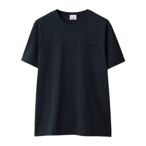 BURBERRY 男士T恤 80843641 SS2024 黑色 徽标短袖T恤