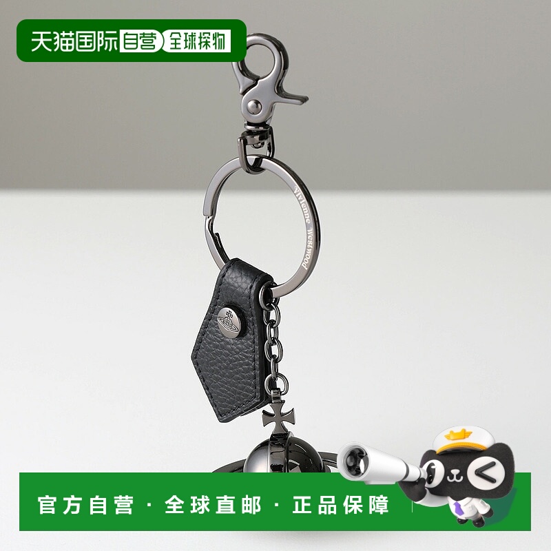 日本直邮Vivienne Westwood SAFFIANO PLAIN 3D ORG GUNMETAL 钥