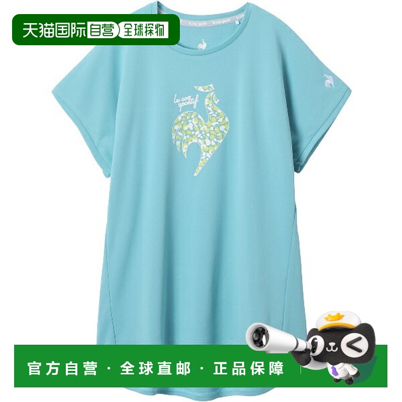 日本直邮Le coq sportif 女士练习网球衫短袖LN5FHT32L-BL00