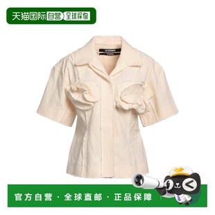 付款1h内可退 香港直邮Jacquemus 女士 Blouses 纯色衬衫 beige米