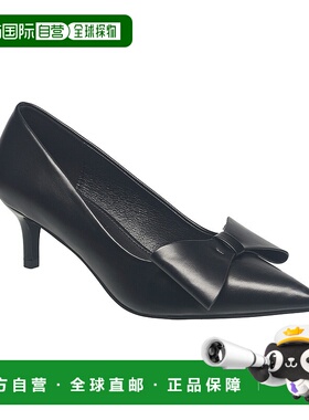 自营French Connection Albania 露跟小猫跟鞋 - 黑色 美国奥莱直