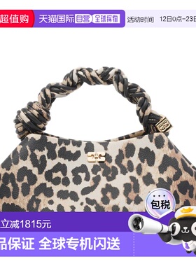 香港直邮GANNI 女士单肩包 B2100039859 SS2026 花色 Small Leopa