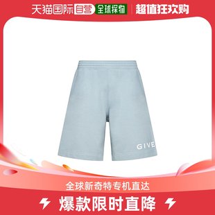 Givenchy 香港直邮潮奢 男士 徽标印花运动短裤