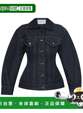 香港直邮GIVENCHY 女士夹克 BW00SF516P401 AW2025 黑色 Givenchy