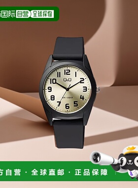 【日本直邮】西铁城Q&Q 手表 男款 设计简洁高度防水黑色VS22J010