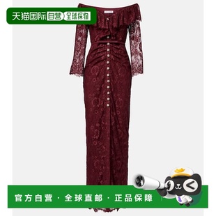 香港直邮潮奢 露肩蕾丝长款 Self 女士 连衣裙 Portrait 1h可退