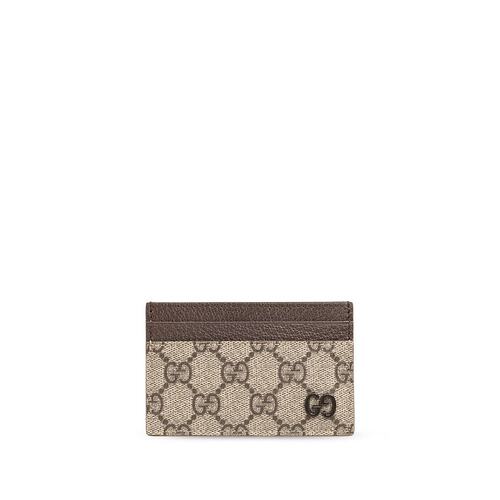 GUCCI 男士钱包 768248FACQC9773 CO 棕色 GG细节卡夹