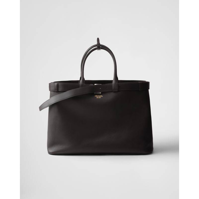 PRADA (2025) Prada 扣式皮革腰包