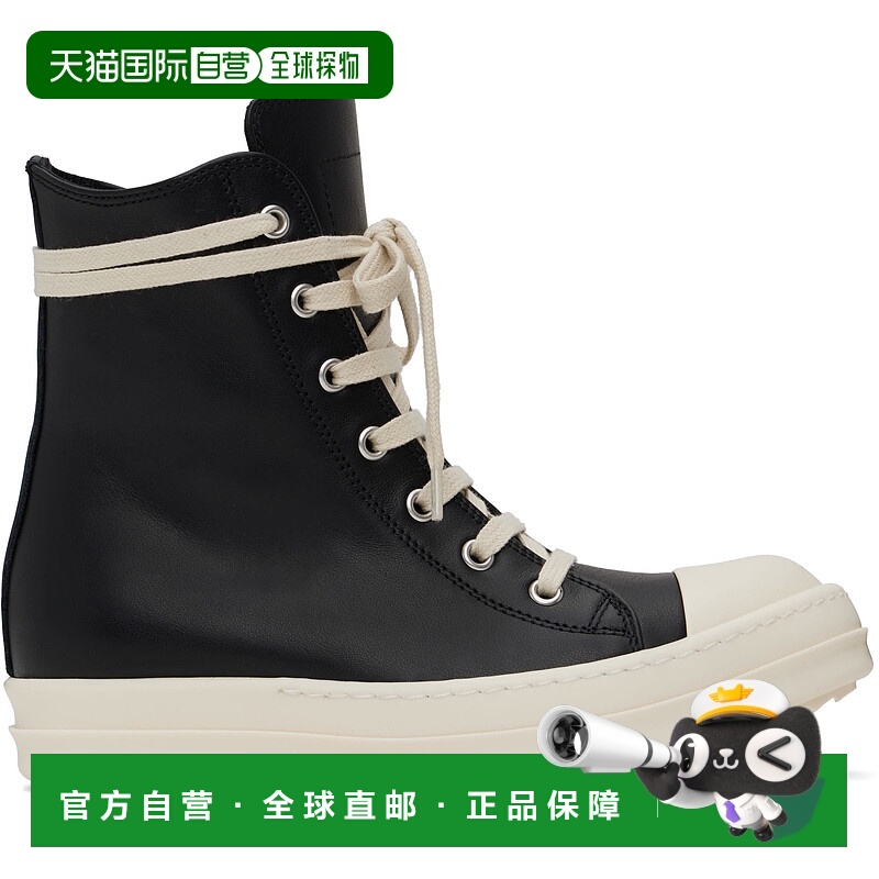 香港直邮潮奢 rick owens 瑞克 欧文斯 男士 黑色 Hollywood Calf