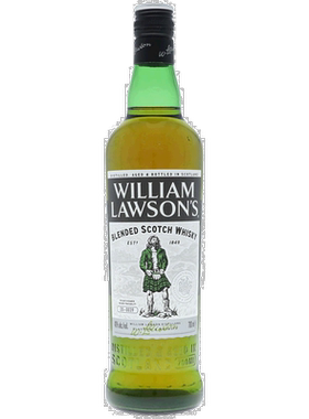 欧洲直邮William Lawson'S威士忌40%700ml劲足细腻丝滑芬芳香醇