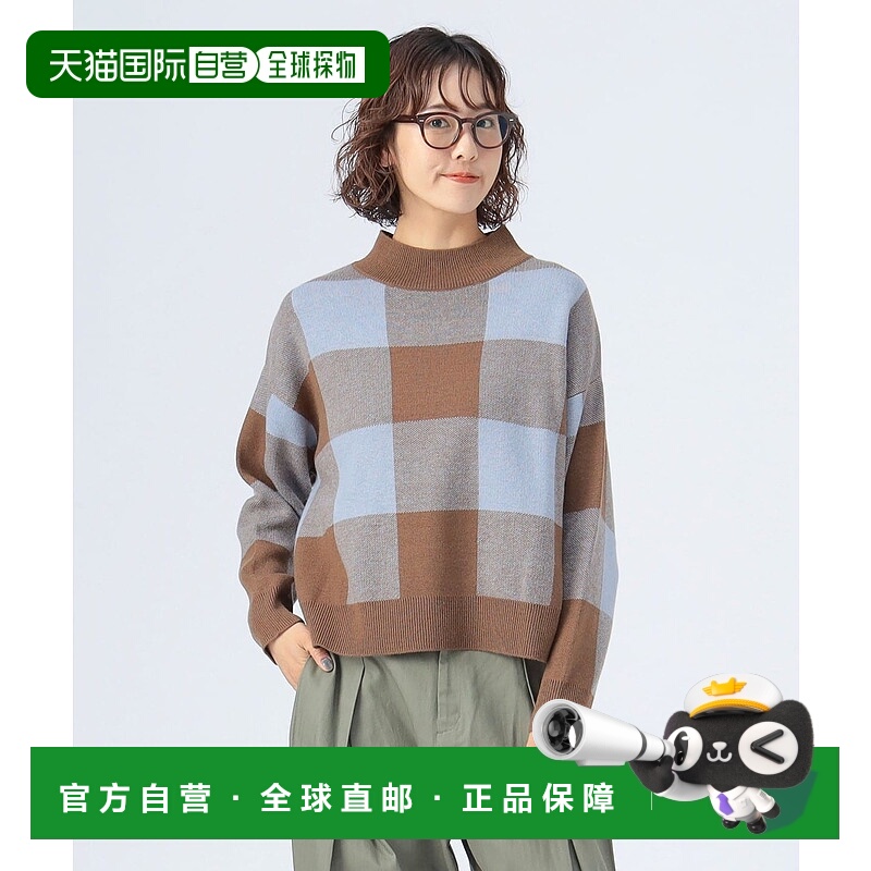 1h可退 日本直邮BEAMS HEART 女装 加厚柔软 纯色高领针织衫 主打