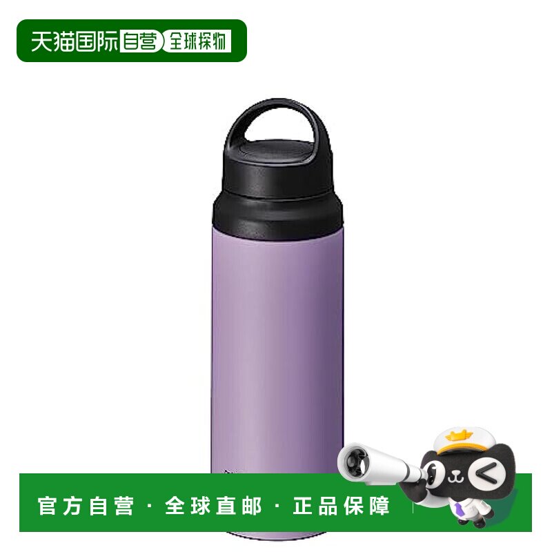 【日本直邮】TIGER 虎牌水壶 600ml 带手柄 轻量 不锈钢瓶 户外