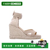 香港直邮潮奢 CastaÑer 1h可退 女士 Bailey 帆布面凉鞋 025633