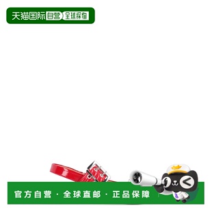 1h可退 香港直邮GANNI 甘尼 女士 FEMININE 搭扣仿皮露跟浅口鞋 S