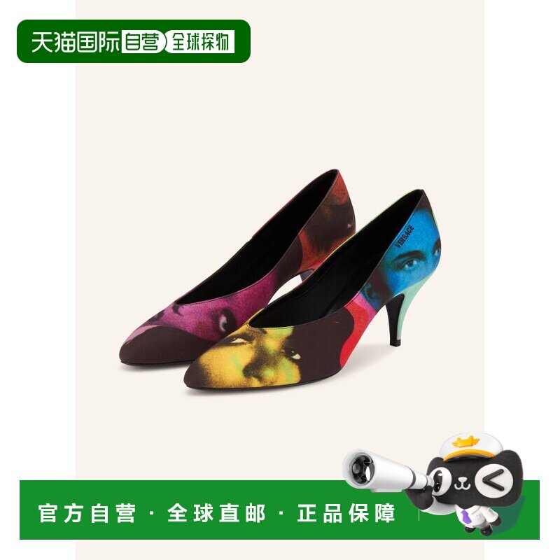 1h可退 香港直邮VERSACE 女士高跟鞋 100308475513000 CO 花色 Pu