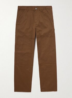 Moncler 盟可睐 男士 直筒拼接棉混纺华达呢裤子 2A00003598R1253