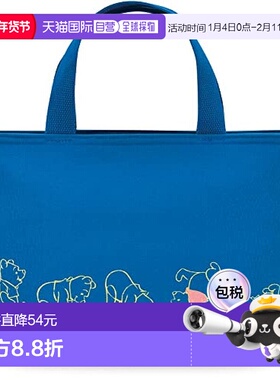 【日本直邮】膳魔师 保温午餐袋 4L小熊维尼图靛蓝色 RFF-004DS N