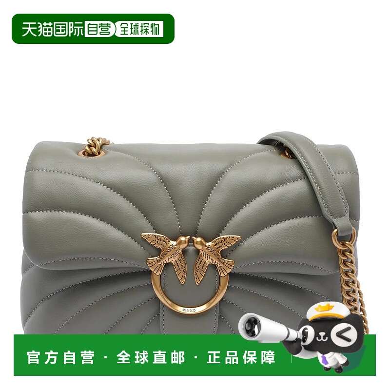 1h可退 香港直邮PINKO 女士单肩包 100038A1EXU84Q SS2025 绿色 P