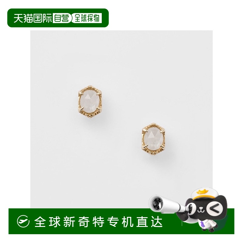 日本直邮日潮 agete 阿卡朵K10石英耳环