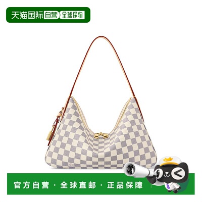 自营1h可退 欧洲直邮LV/路易威登 Slouchy PM女士蔚蓝色帆布单肩