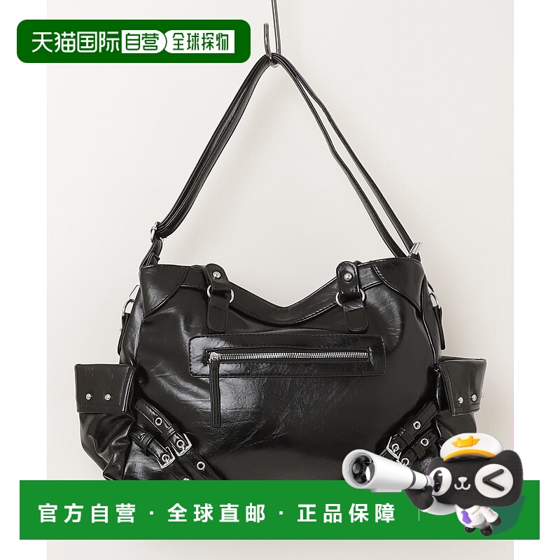 1h可退 日本直邮titty&Co. 女士 仿皮设计感斜挎包 宽敞A4收纳金