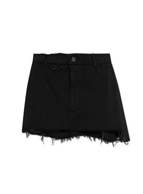 BALENCIAGA 女士半身裙 838756TSU161000 AW2025 黑色