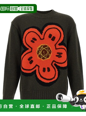 香港直邮KENZO 男士针织衫 FF65PU7413CK50 AW2025 花色 长袖羊毛