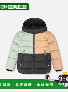 自营deux par deuxColorblocked Puffy Winter Coat Black - blac