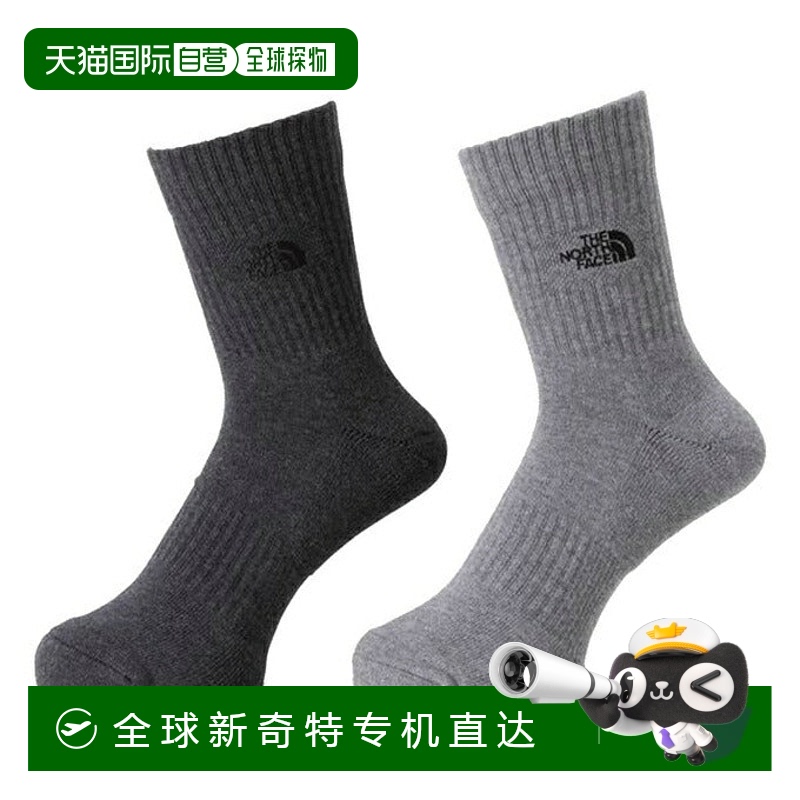 日本直邮日本直邮 The North Face 男士女士袜子 TNF Logo 2P Cre