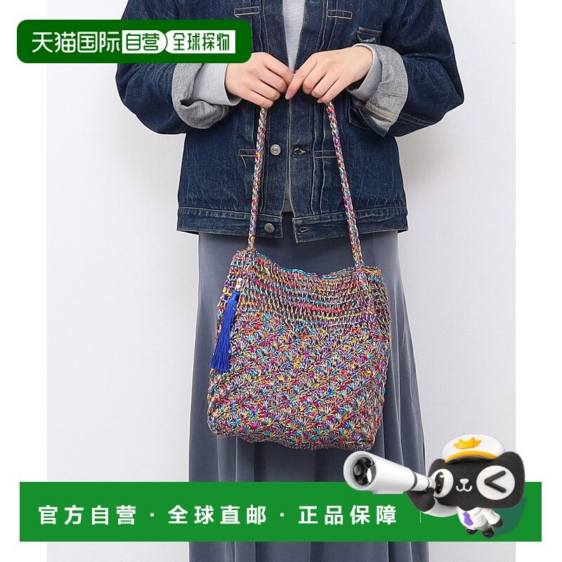 1h可退 日本直邮COOCO 女士金属网格图案长手柄手提包 2413112010